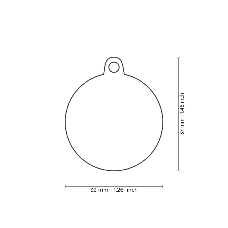 MiFamily Placa Forma Dorada Brillante