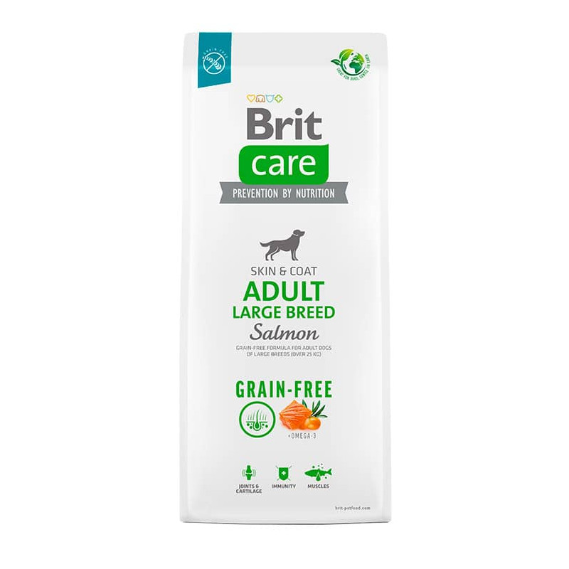 BRIT CARE ADULT LARGE BREED SALMON Y POTATO DOG 12KG