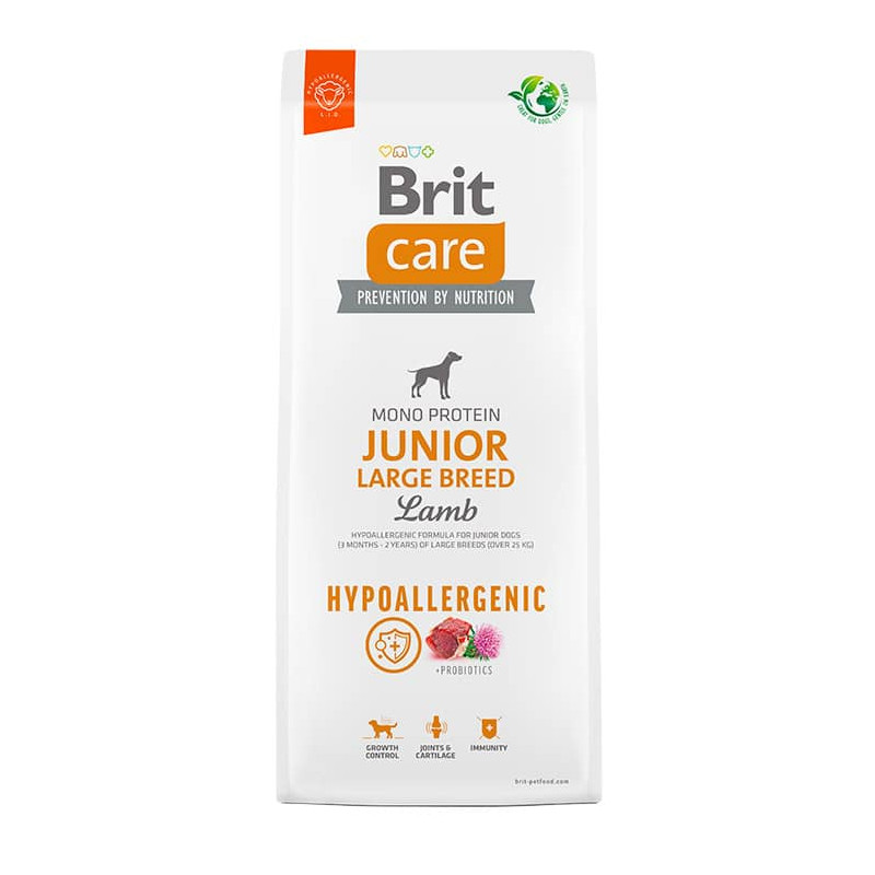 BRIT CARE JUNIOR LARGE BREED LAMB &amp; RICE DOG 3KG