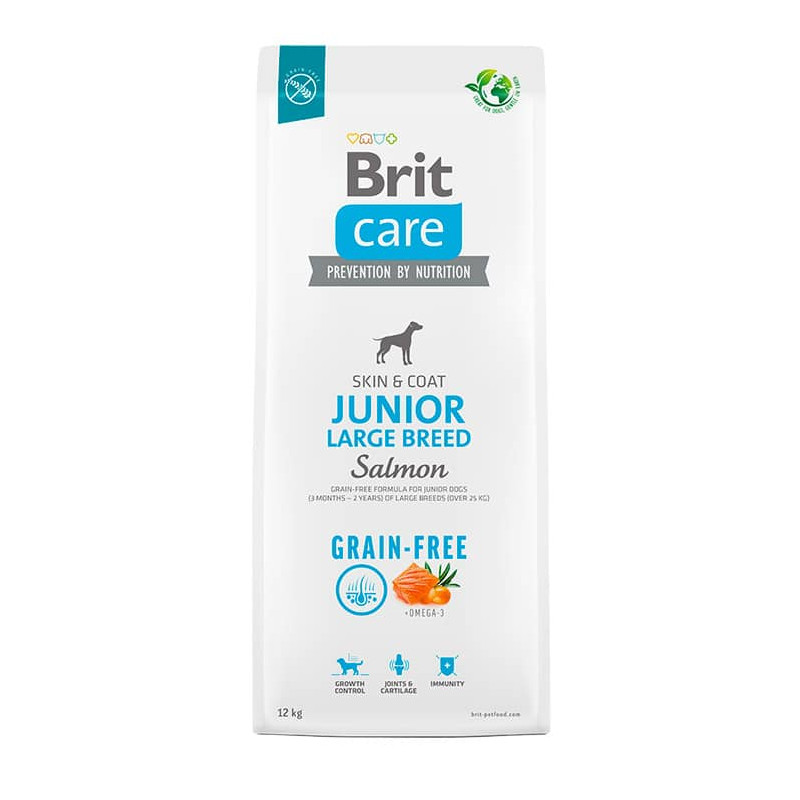 BRIT CARE JUNIOR LARGE BREED SALMON &amp; POTATO DOG 3KG