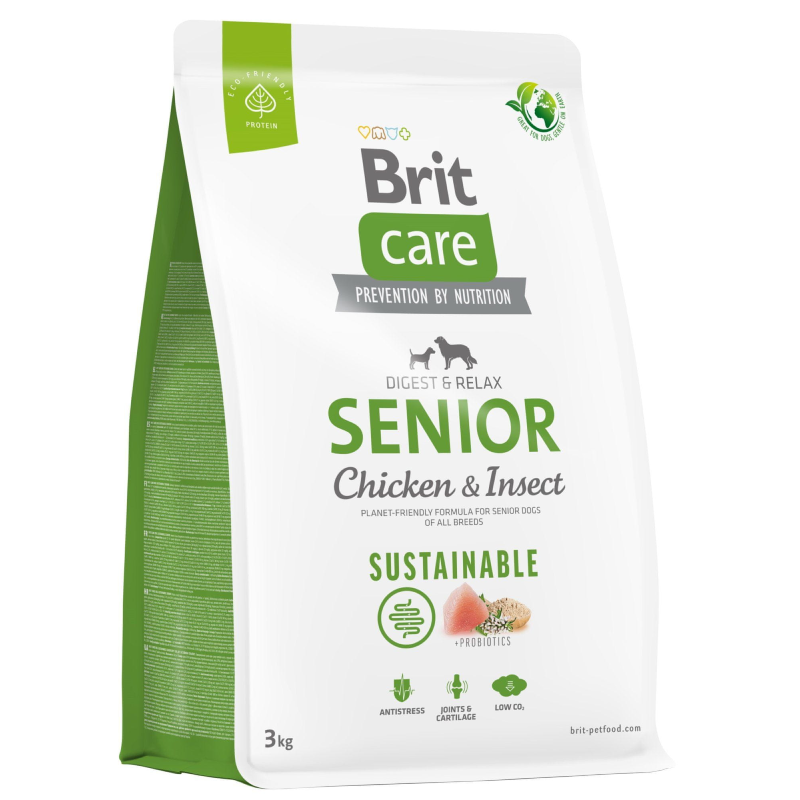 Brit Care Senior Chicken &amp; Insect Dog 3Kg