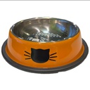 Brnx Plato Acero Inoxidable Para Gatos