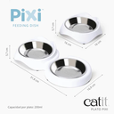 Catit Pixi Plato Doble Para Gatos