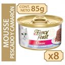 Pack 8 Unidades Fancy Feast Mouse Pez  y Camaron 85G