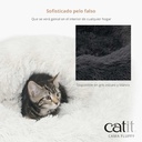 CATIT FLUFFY BED DARK GREY - CAMA MULLIDA GATO