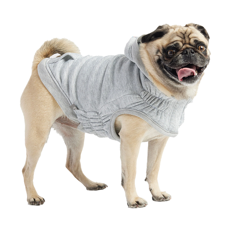 GF PET URBAN HOODIE - POLERON GRIS