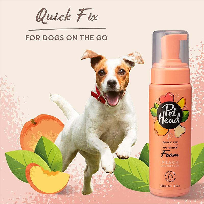 Pet Head Foam Peach - Shampoo En Seco 200ML