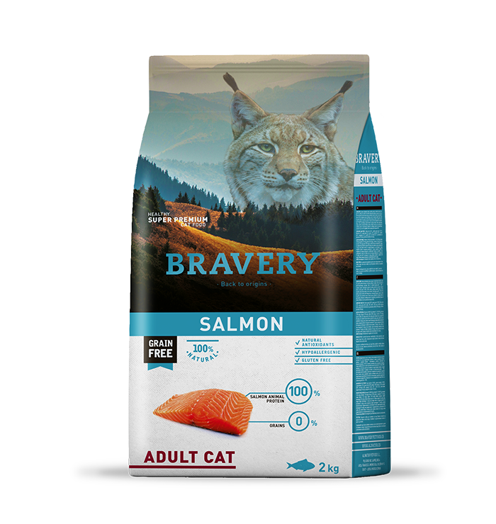 Bravery Adult Cat Salmon 2Kg