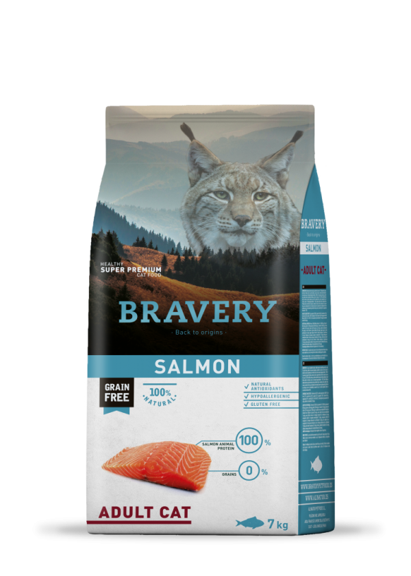 Bravery Adult Cat Salmon 7Kg