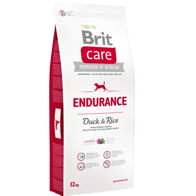 BRIT CARE ENDURANCE DUCK &amp; RICE DOG 12KG