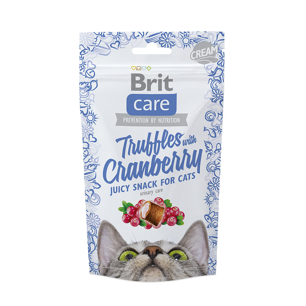 Brit Care Truffles With Cranberry Snack Cat 50G