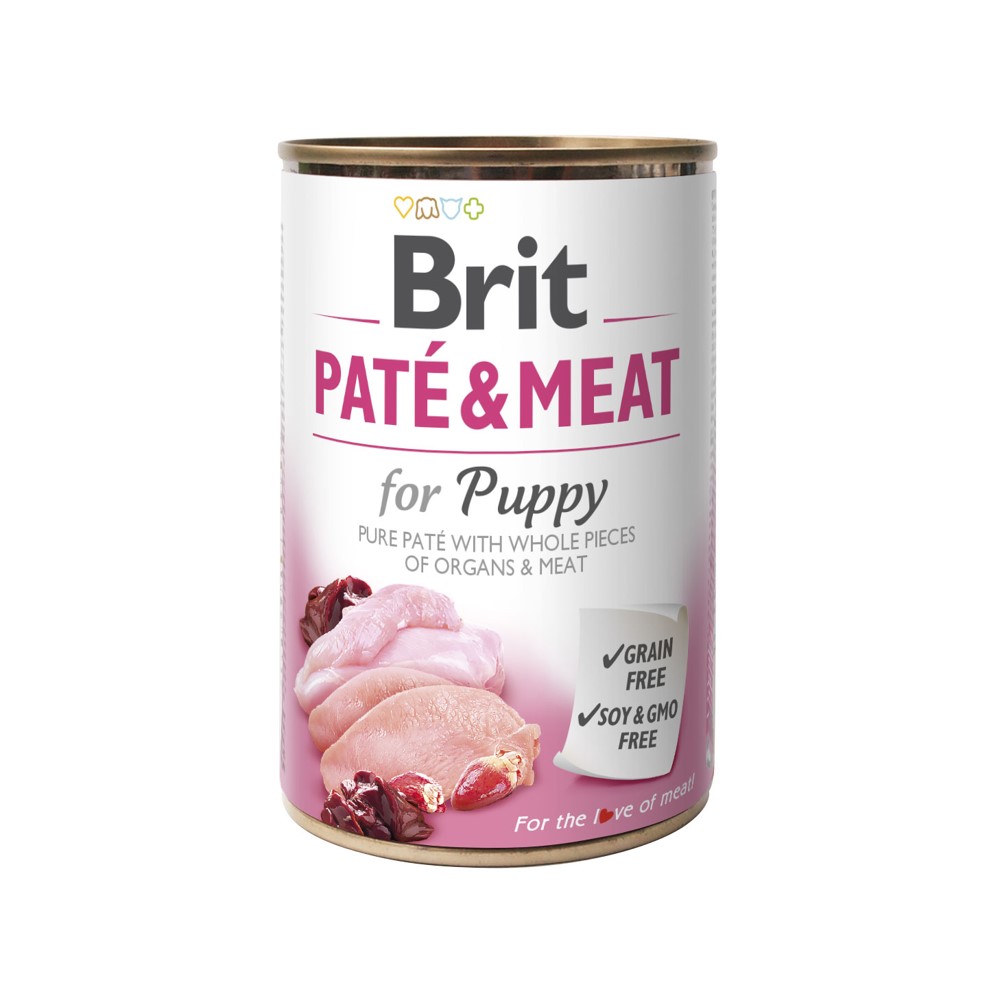 Brit Pate And Meat Chicken Turkey For Puppy 400G