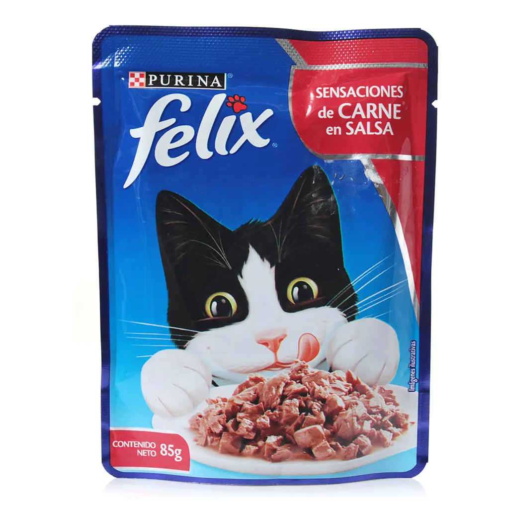 Felix Sensaciones De Carne En Salsa Pouch 85G