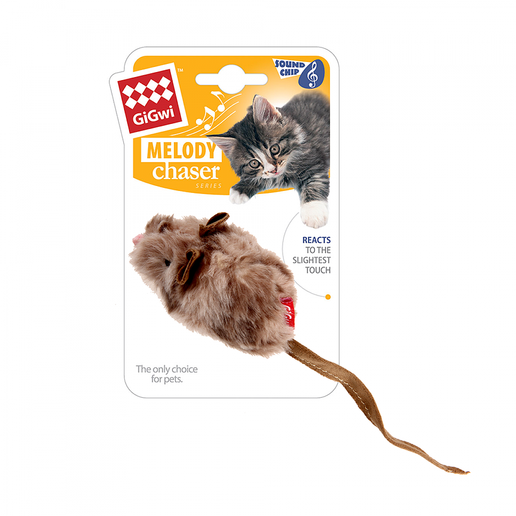 Gigwi Melody Chaser Mouse - Raton