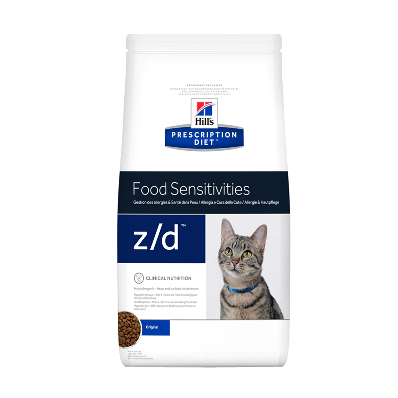 Hills Food Sensitivities Z/D Cat 1.8Kg