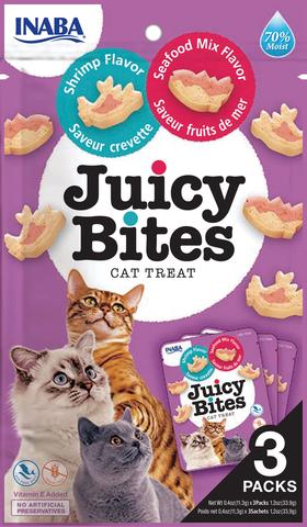 Juicy Bites Snack Cat - Marisco Y Camarón 33,9G