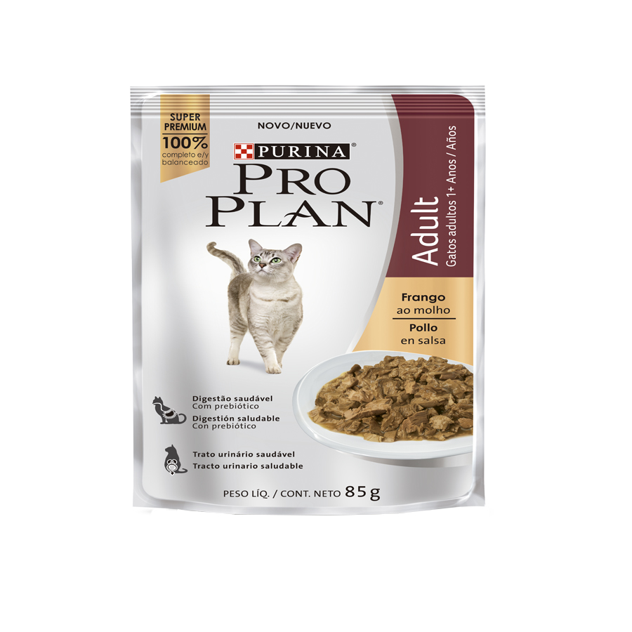 Pro Plan Adult Cat Pollo En Salsa Pouch 85G