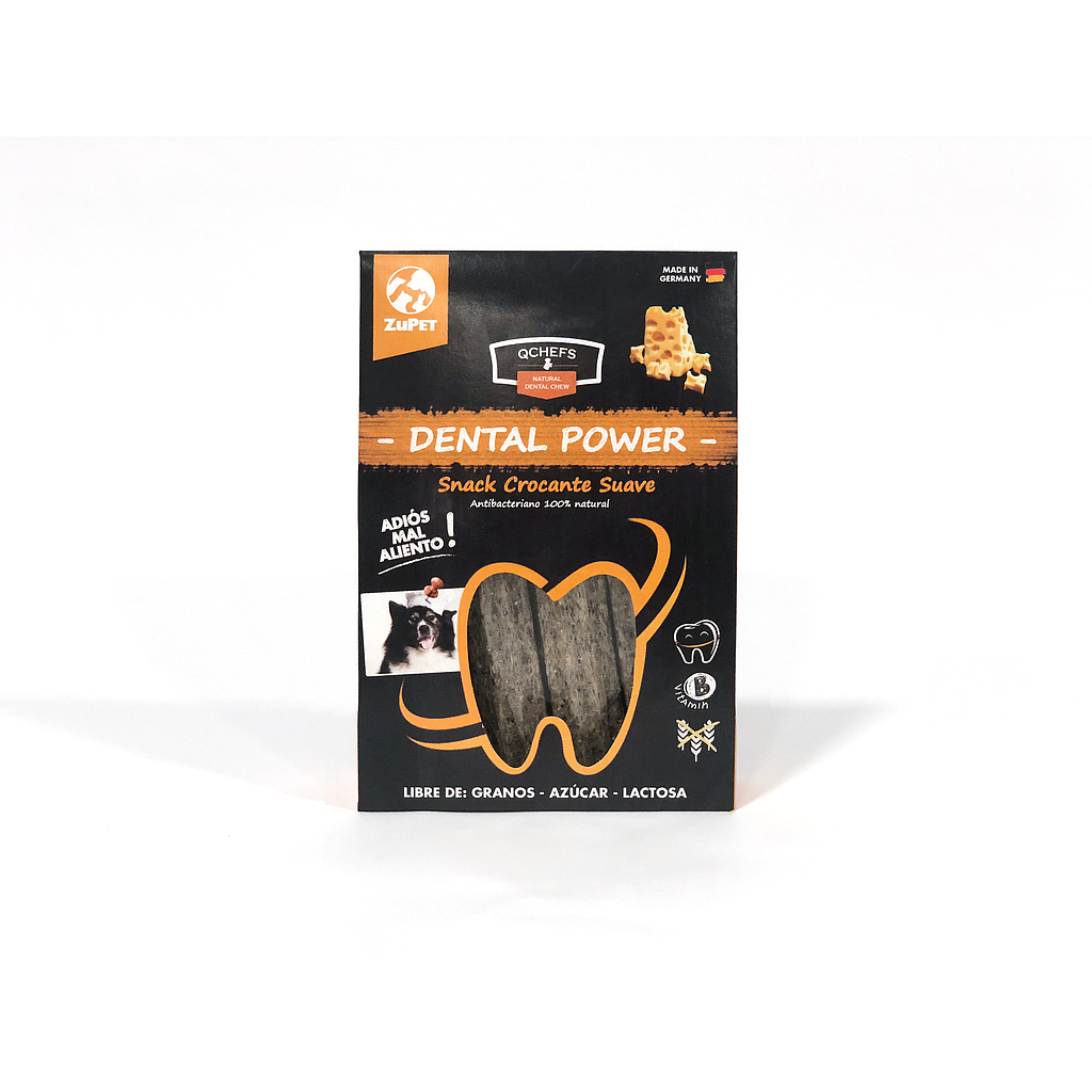 Qchefs Dental Power Dog - Snack Crocante Suave 75G