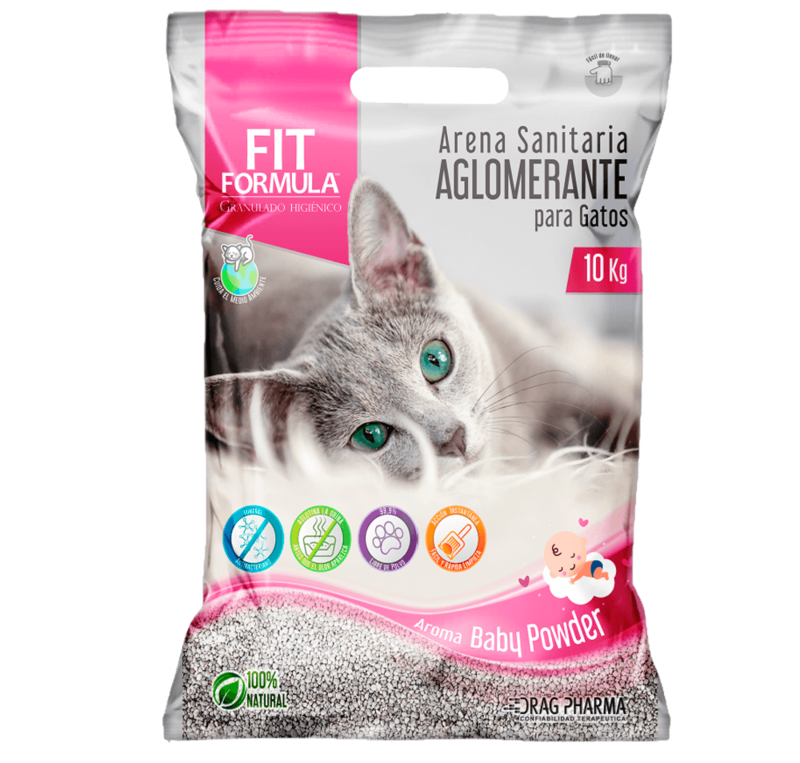 Fit Formula Arena Aglutinante  Talco Bebe 10KG
