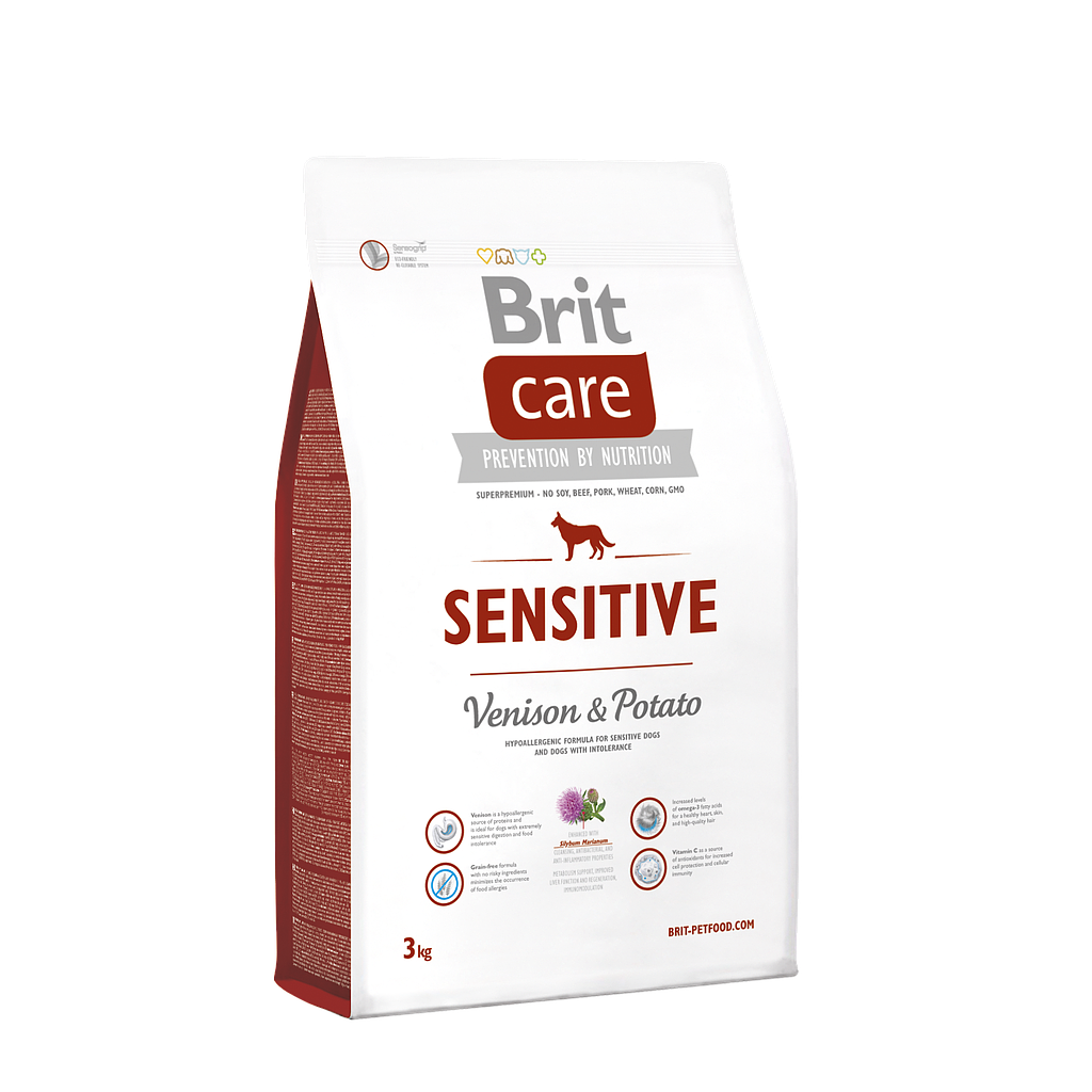 Brit Care Sensitive Venison Potato Dog 3Kg