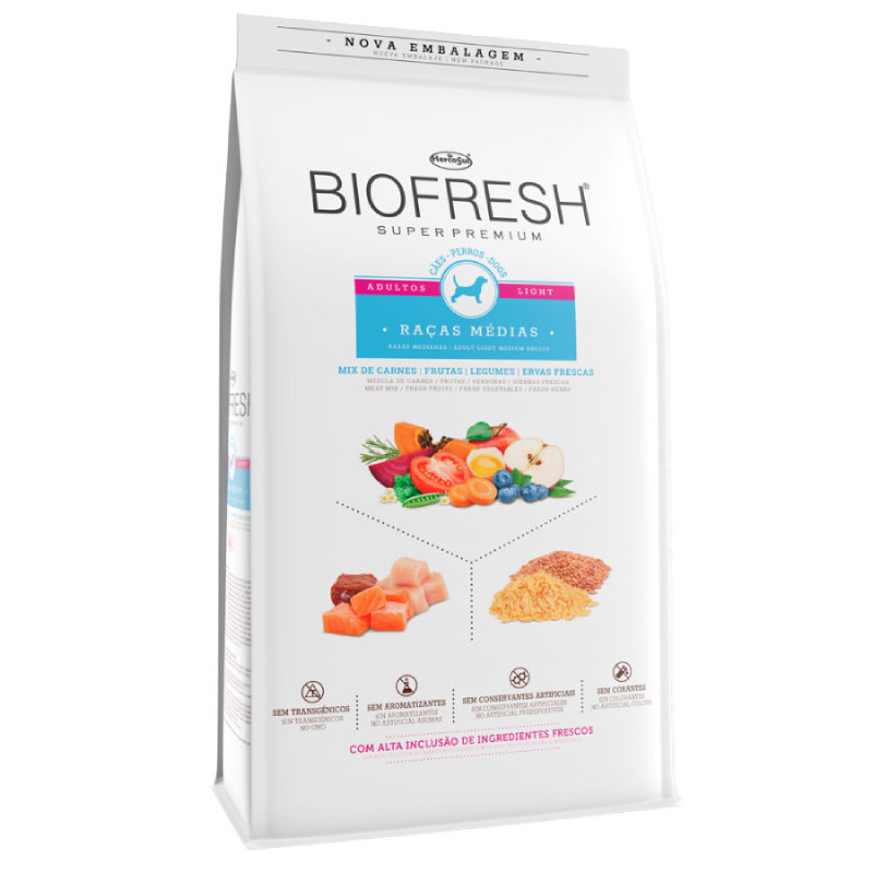 Biofresh Light Raza Mediana Dog 3Kg