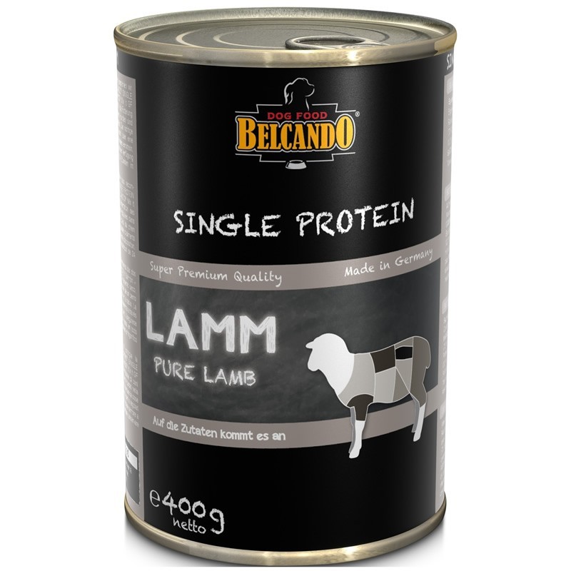 Belcando Dog Single Protein Lamm - Alimento Húmedo Proteina De Cordero 400G