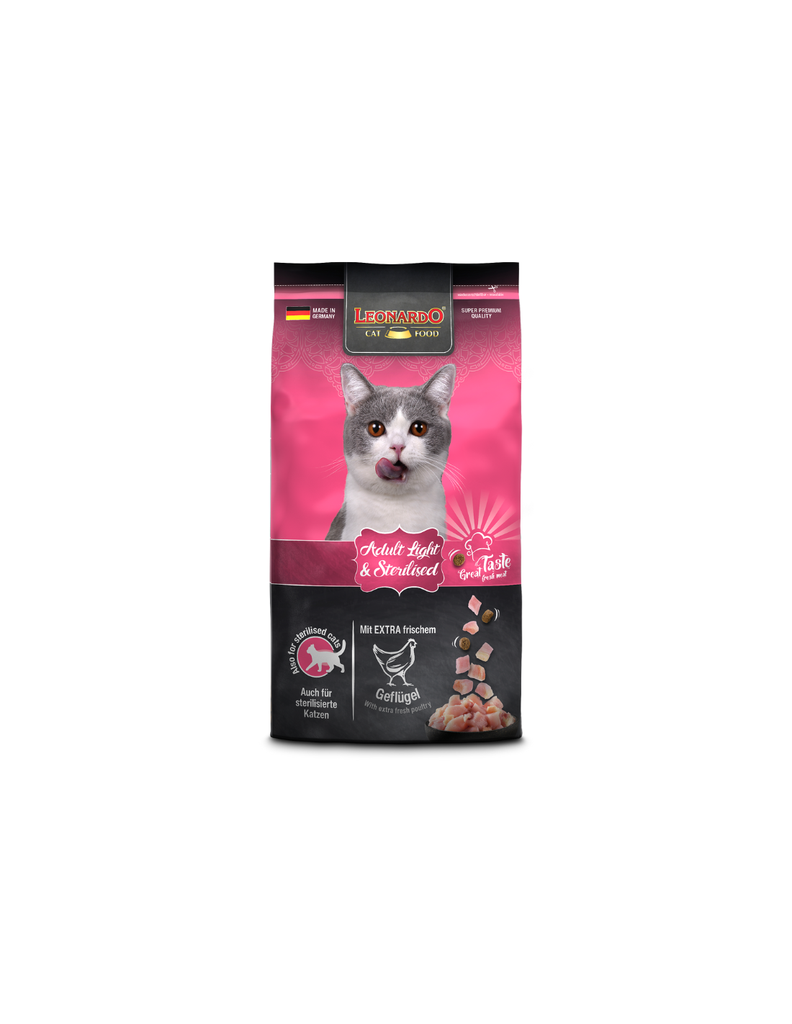 Leonardo Adult Cat Light &amp; Sterilised 7.5Kg