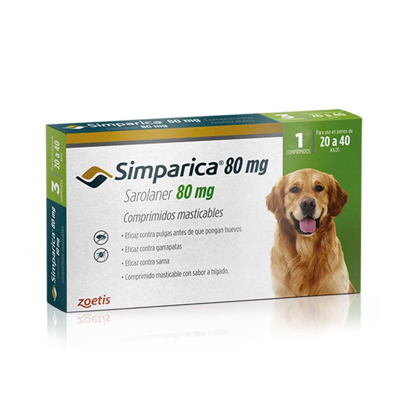 Simparica 80Mg 20 A 40Kg 1Comp