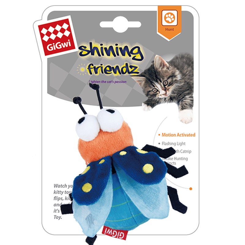 Gigwi Shinning Friendz - Juguete Para Gato Amigo Brillante 