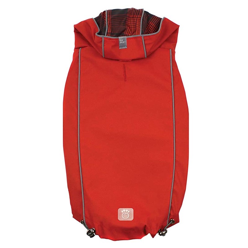 GF PET PARKA REVERSIBLE RAINCOAT - ROJO REVERSIBLE PARA PERROS M