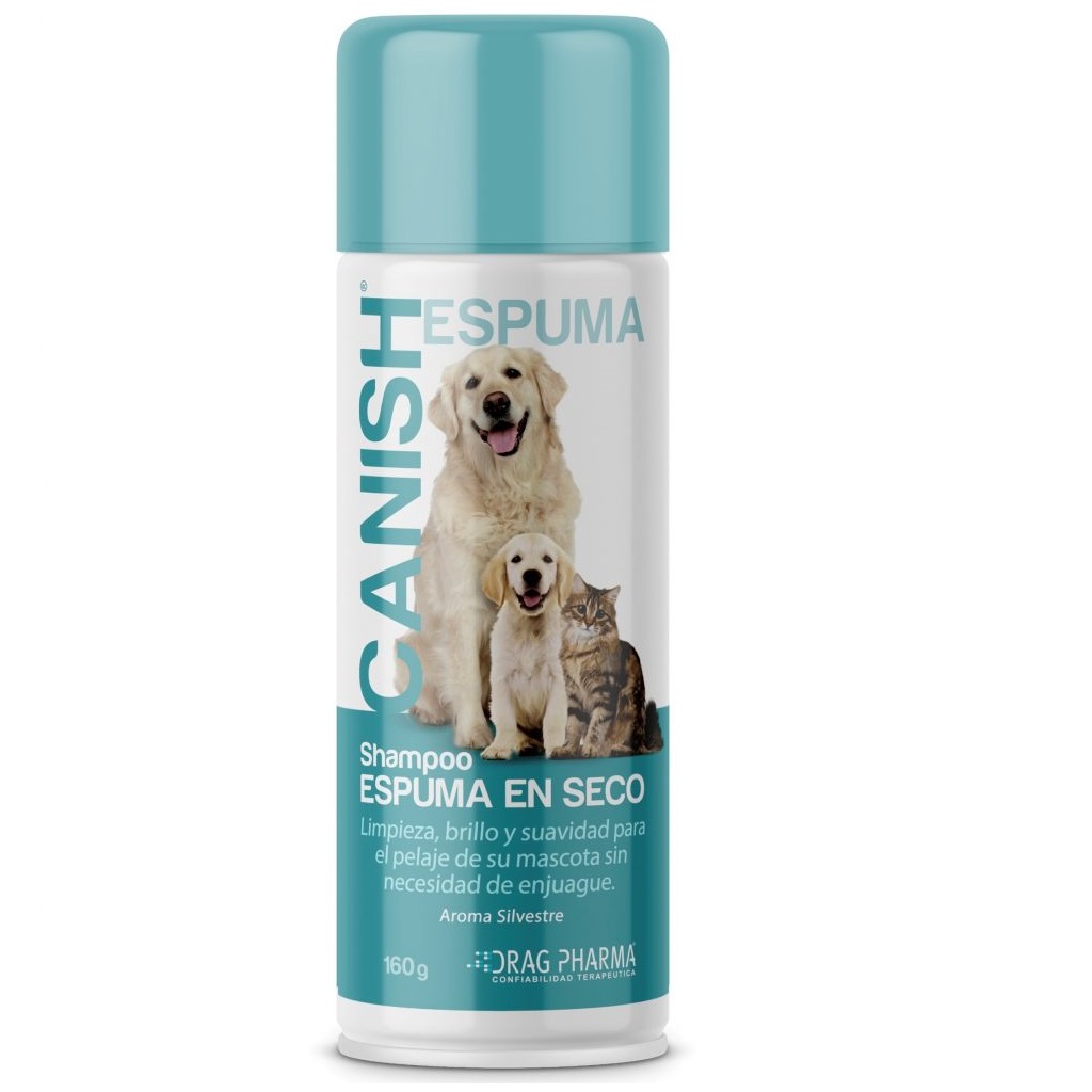 Canish Shampoo Espuma En Seco 160G