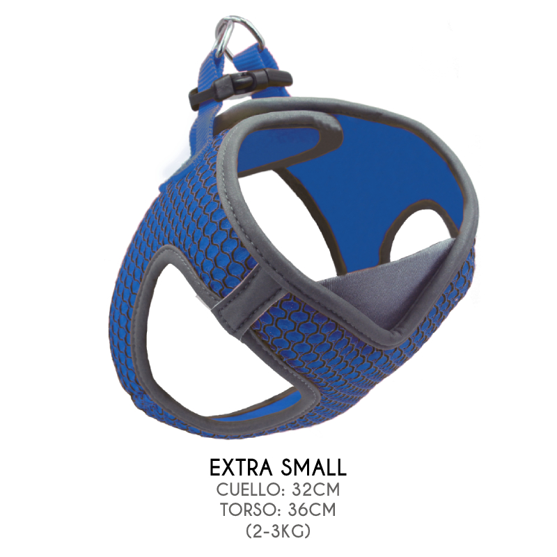 Doco V-Neck Arnes Reflectante Azul