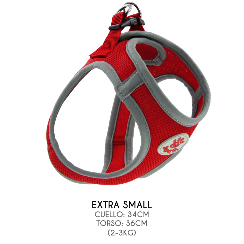 Doco Reflective Arnes Reflectante Rojo