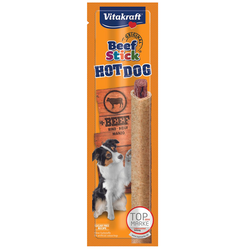 Vitakraft Beef Stick Hot Dog - Snack Palito De Carne 30G