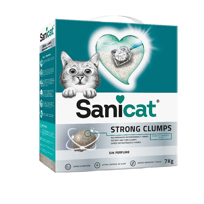 Sanicat Strong Clumps Arena Aglomerante 7Kg