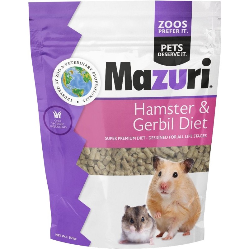 Mazuri Hamster Y Gerbil Diet - Hamsters &amp; Jerbos 350G Oferta Especial