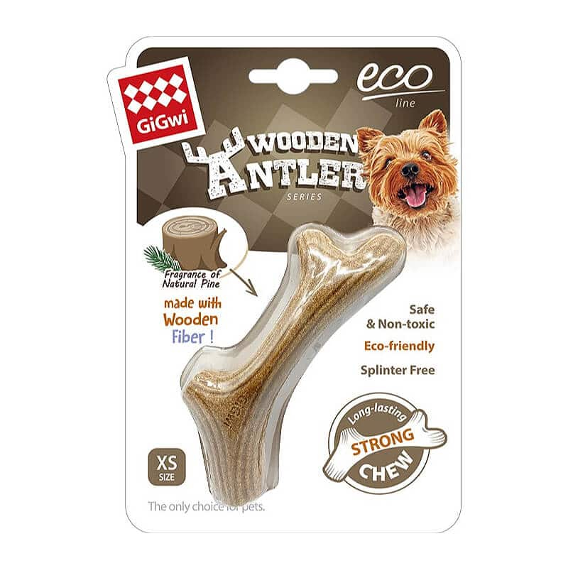 Gigwi Wooden Tronco Madera Natural Perro