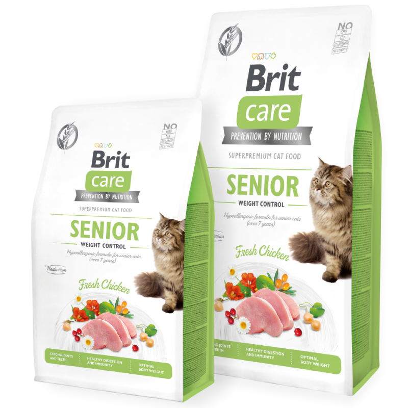 Brit Care Senior Weight Control Cat - Pollo Fresco