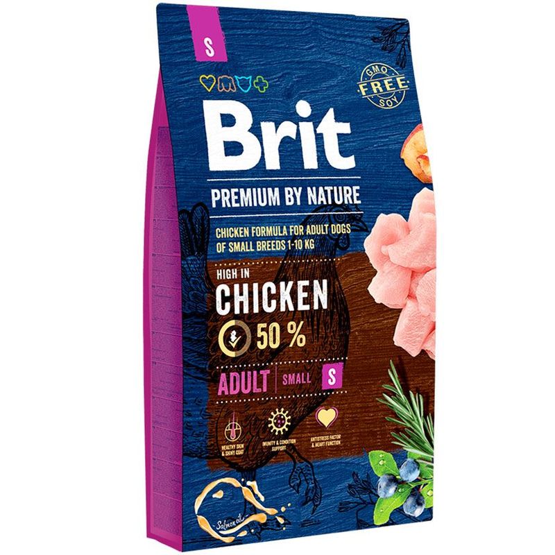 BRIT PREMIUM BY NATURE CHICKEN ADULT SMALL BREED