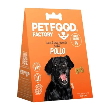 Pet Food Galletas Horneadas Razas Pequeñas Pollo 80Grs