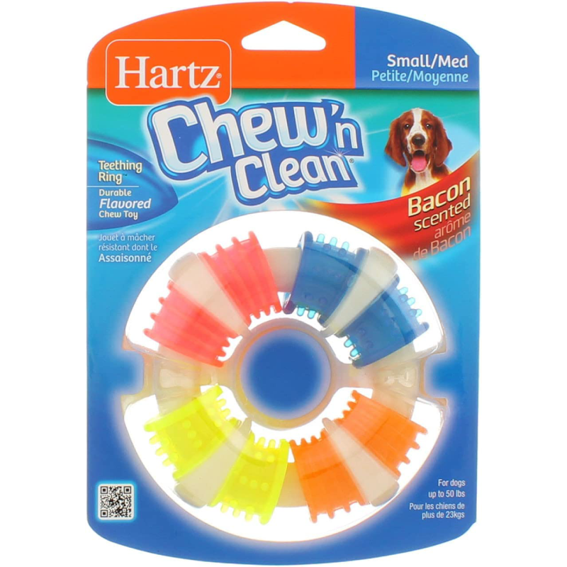 Hartz Chew‘N Clean Teething Ring S/M - Juguete Perro