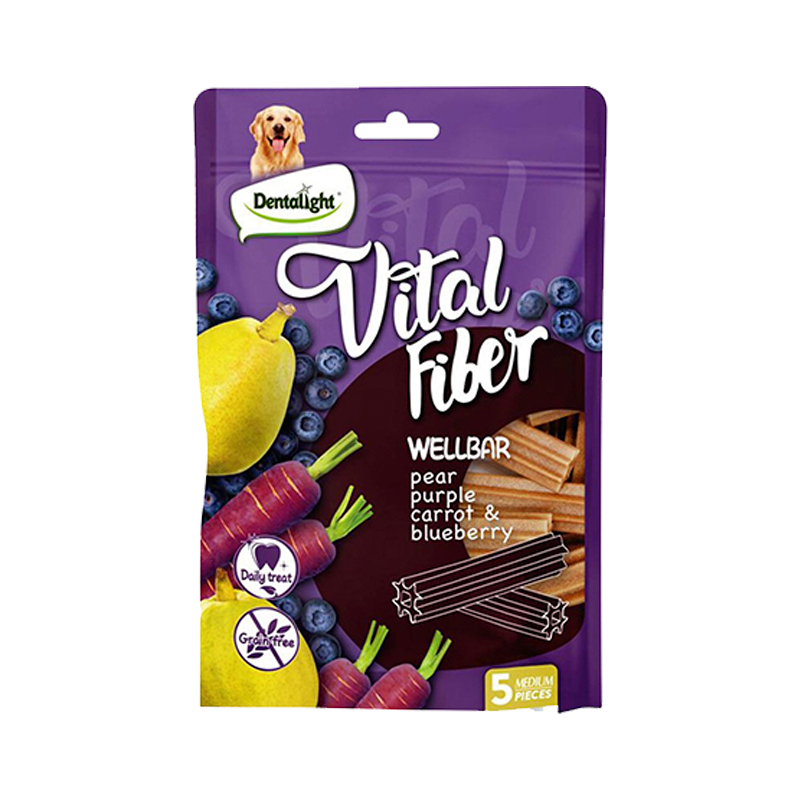 Dentalight Vital Fiber Wellbar - Snack Para Perro 80G