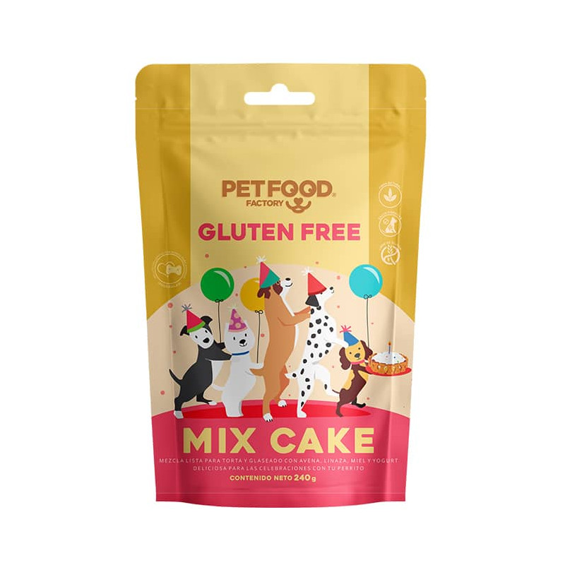 Pet Food Mix Cake Mezcla Lista Para Hornear 240grs