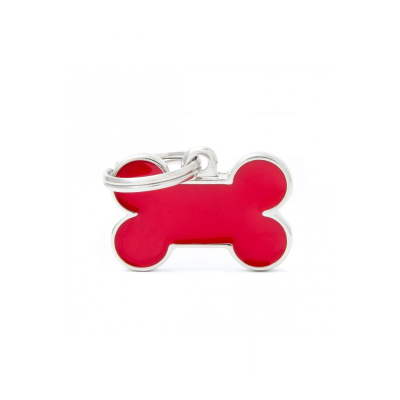 Myfamily Placa De Identificacion Hueso Handmade Small