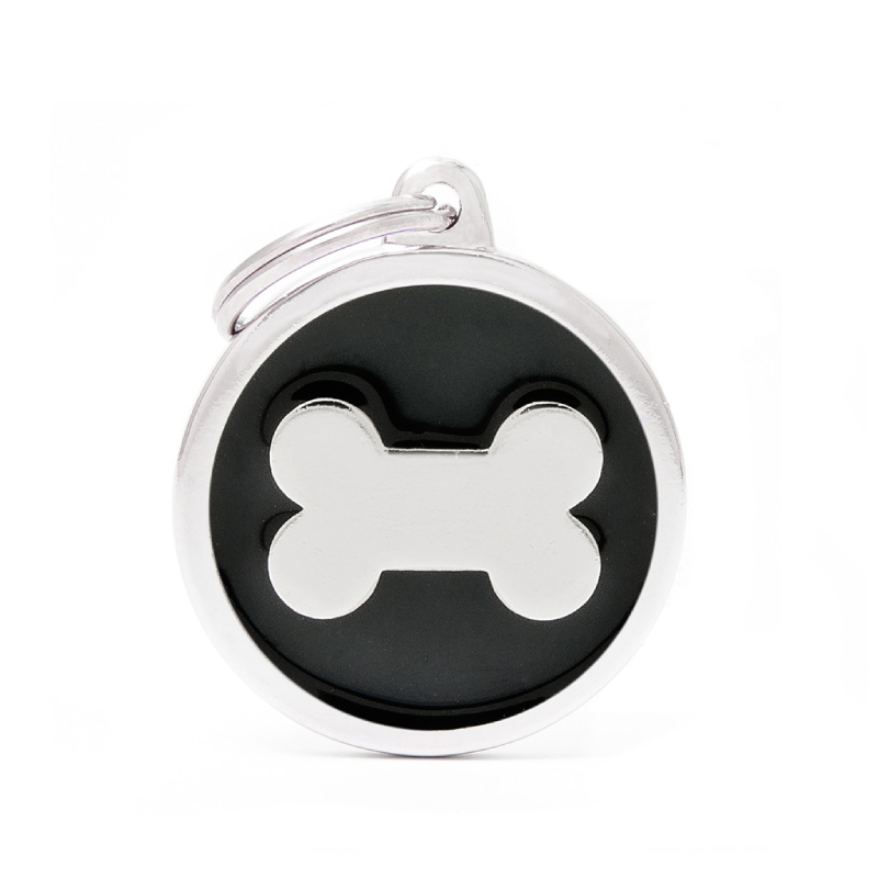 Myfamily Placa De Identificacion Clasica Hueso