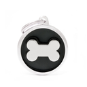 Myfamily Placa De Identificacion Clasica Hueso