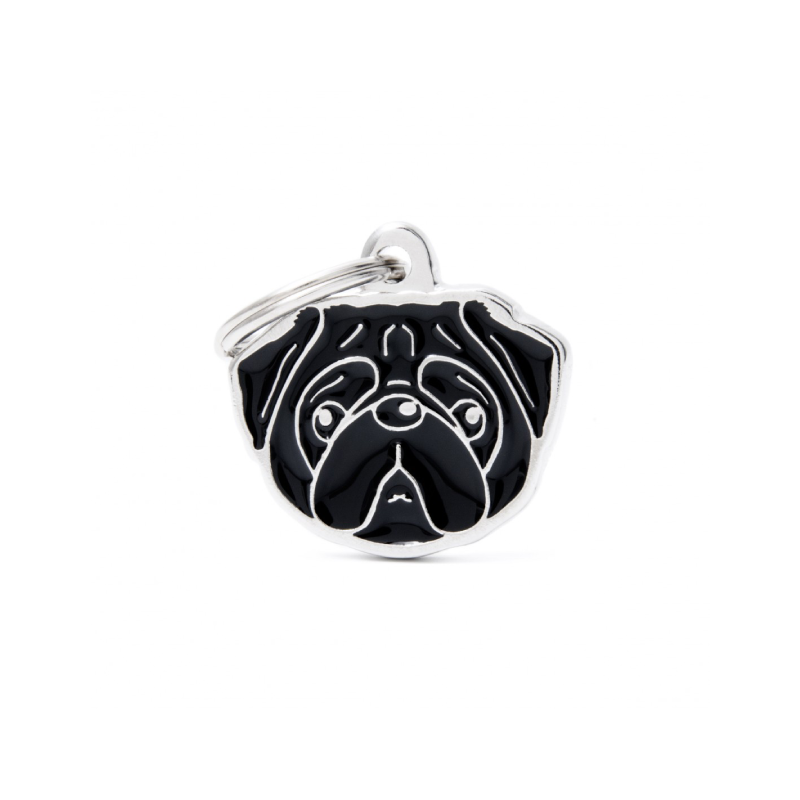 Myfamily Placa De Identificacion - Pug