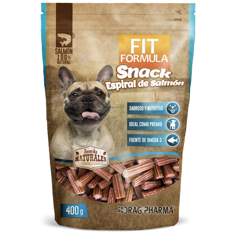 Fit Formula Snack Espiral De Salmon Perro 400G