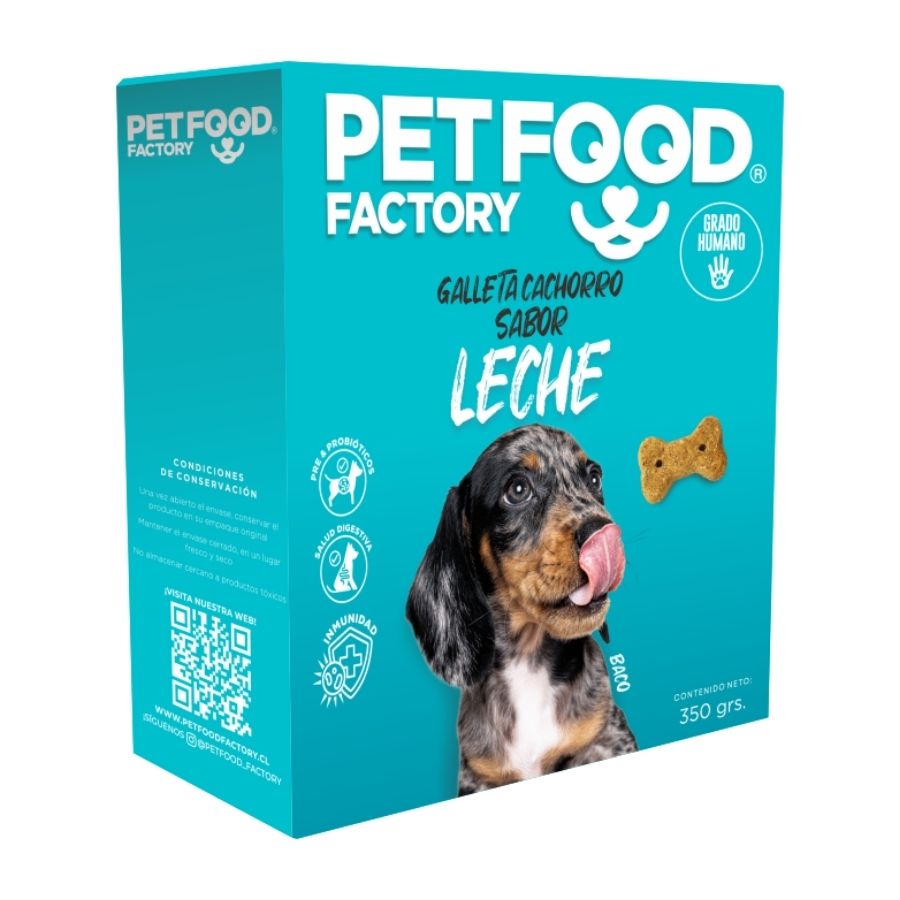 Pet Food Galletas Horneadas Para Cachorros Leche 350Grs