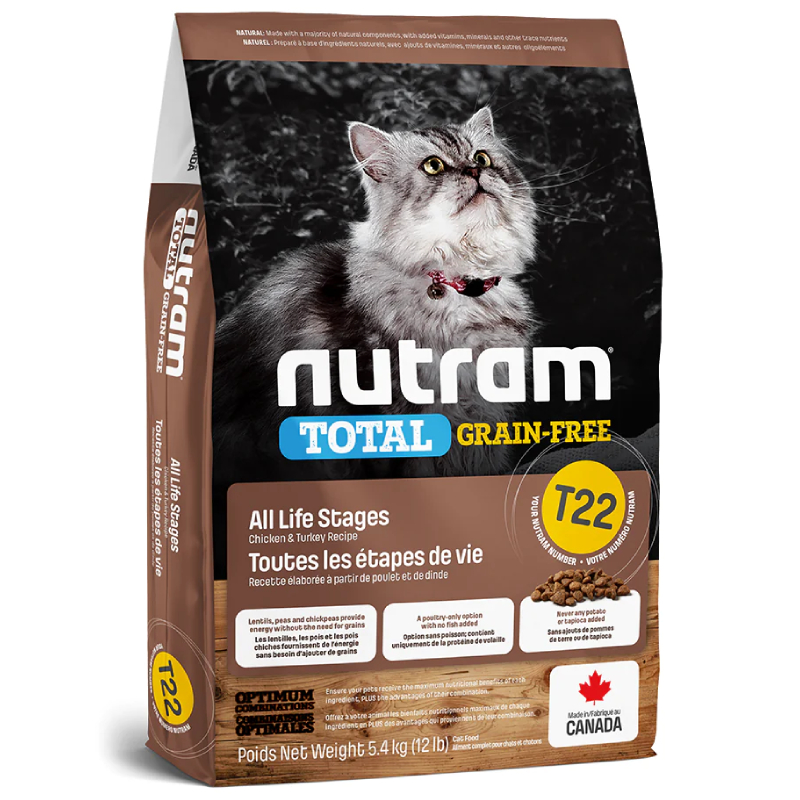 Nutram Total T22 Grain Free Cat 5.4Kg